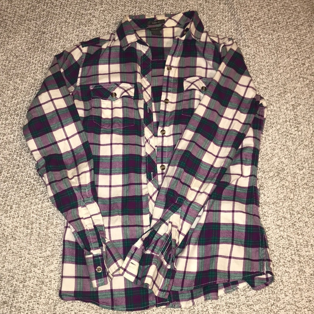 Flannel button down